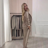 Amelis | Zweiteiliges Blazer- & Hosenset mit Streifen
