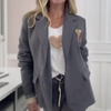 Amelis | Zweiteiliges Blazer- & Hosenset mit Streifen