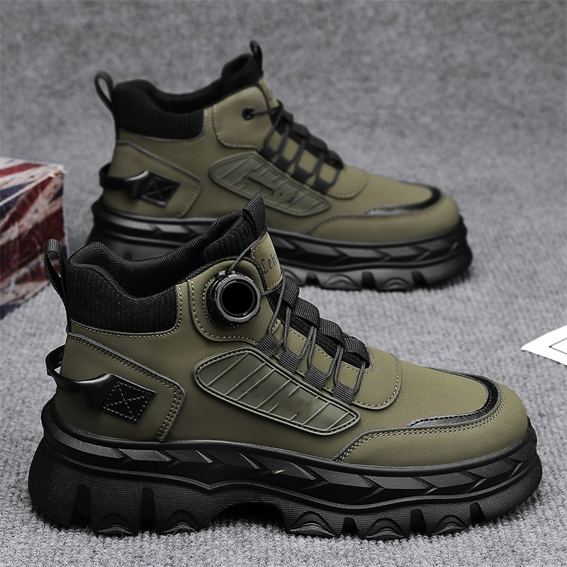 Elias | Retro-Herrenstiefel mit dicken Sohlen