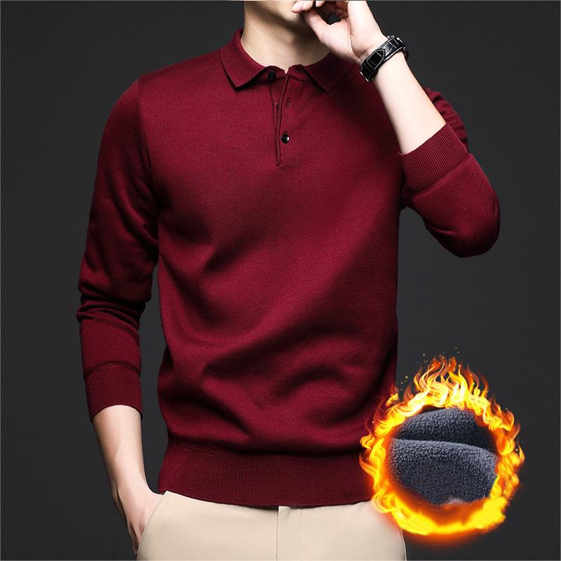 Ryan | Winterpullover für Herren, mit Revers & elegant