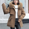 Xenia | Damen Parka mit Fleecekapuze