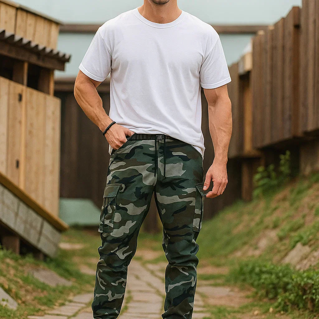Ronan | Hochwertige Camouflage-Hose