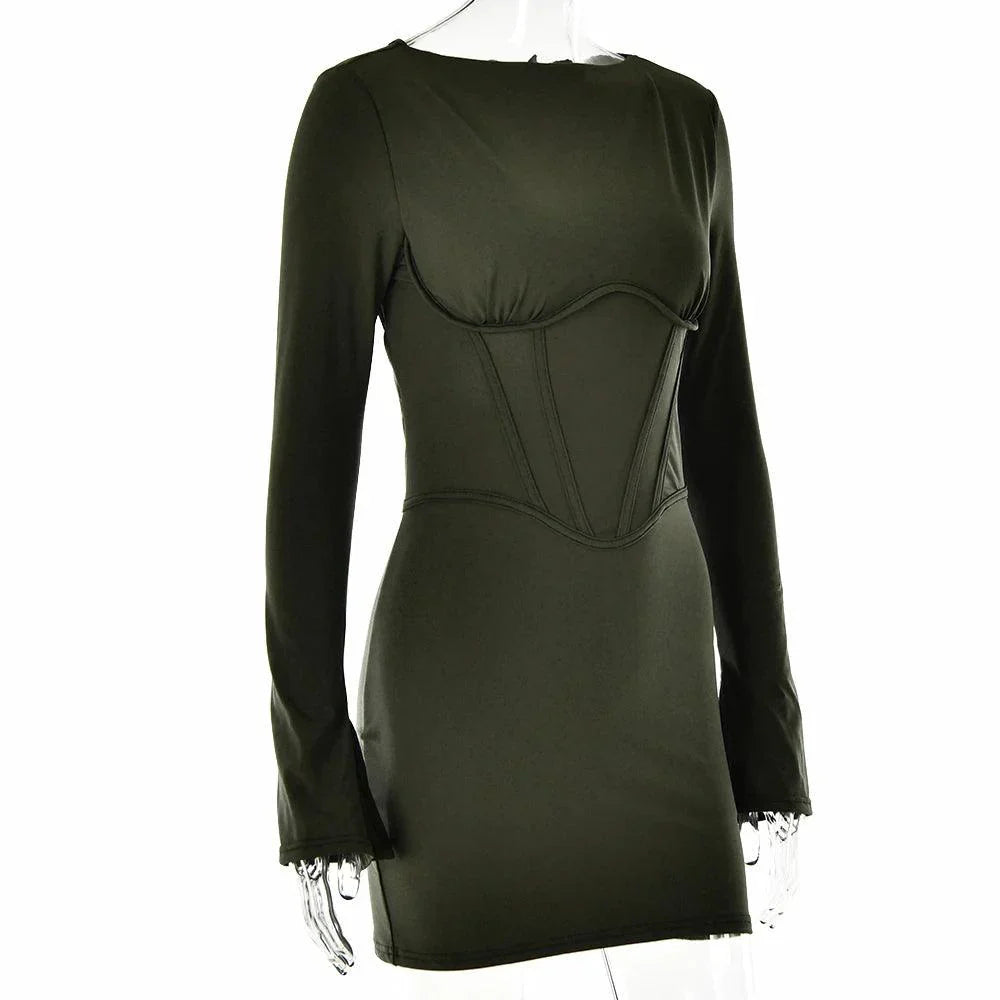 Gelicia | Sexy Minikleid mit Korsettdetails