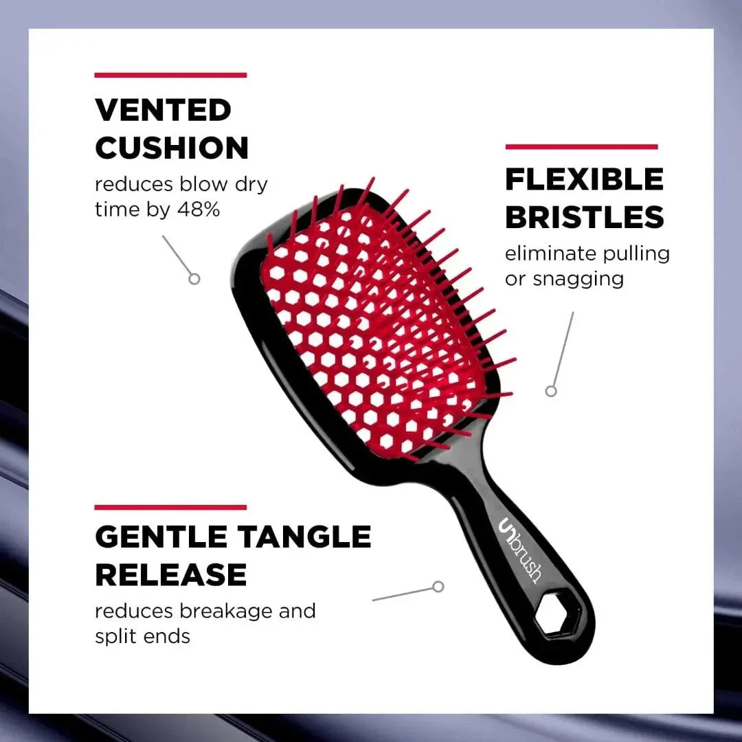 UNbrush | das sanfteste Entwirren! | 50% RABATT HEUTE! - hair brush - Rosa