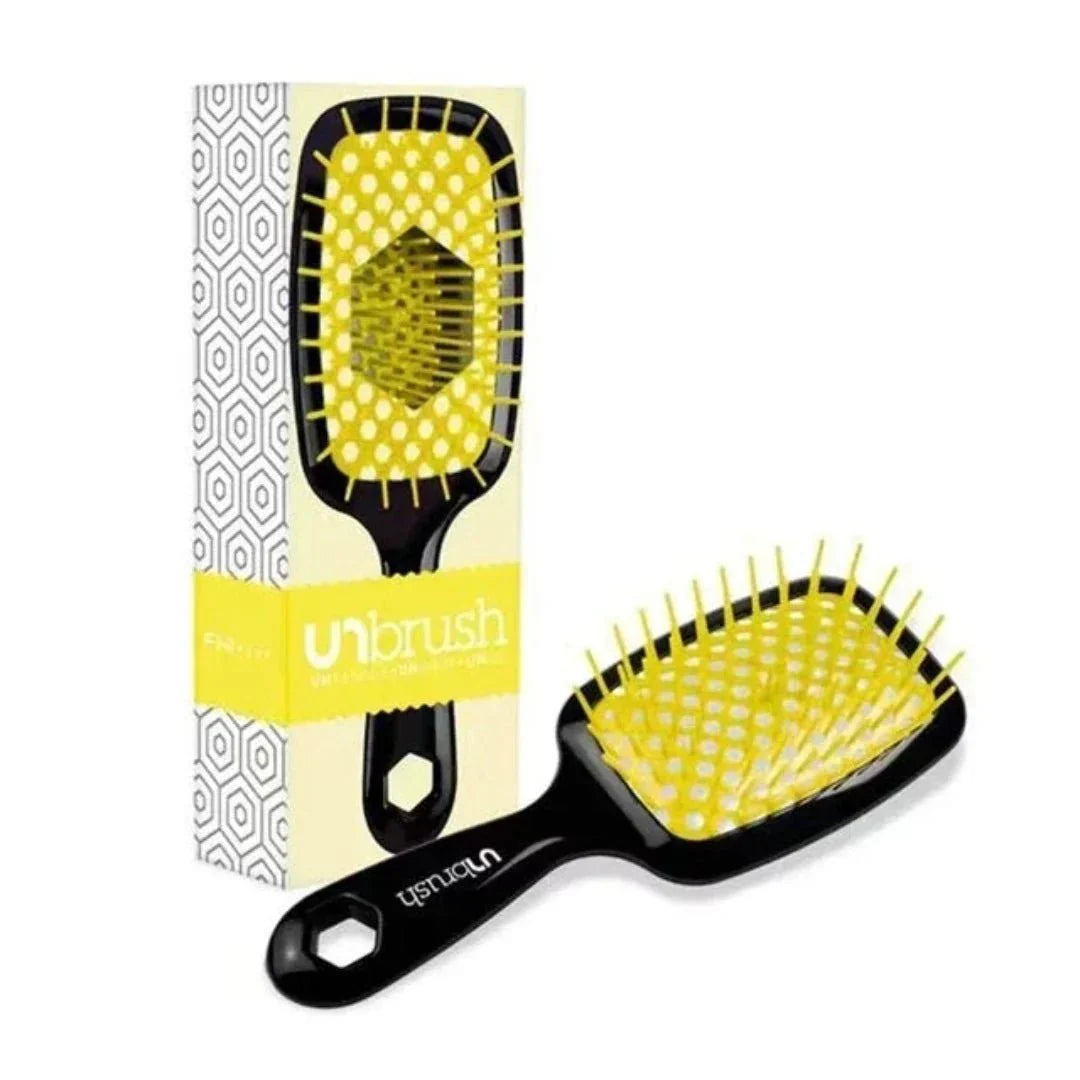 UNbrush | das sanfteste Entwirren! | 50% RABATT HEUTE! - hair brush - Gelb