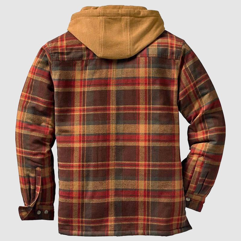 Henrik™ | Gefütterte Holzfällerjacke - Blau / S