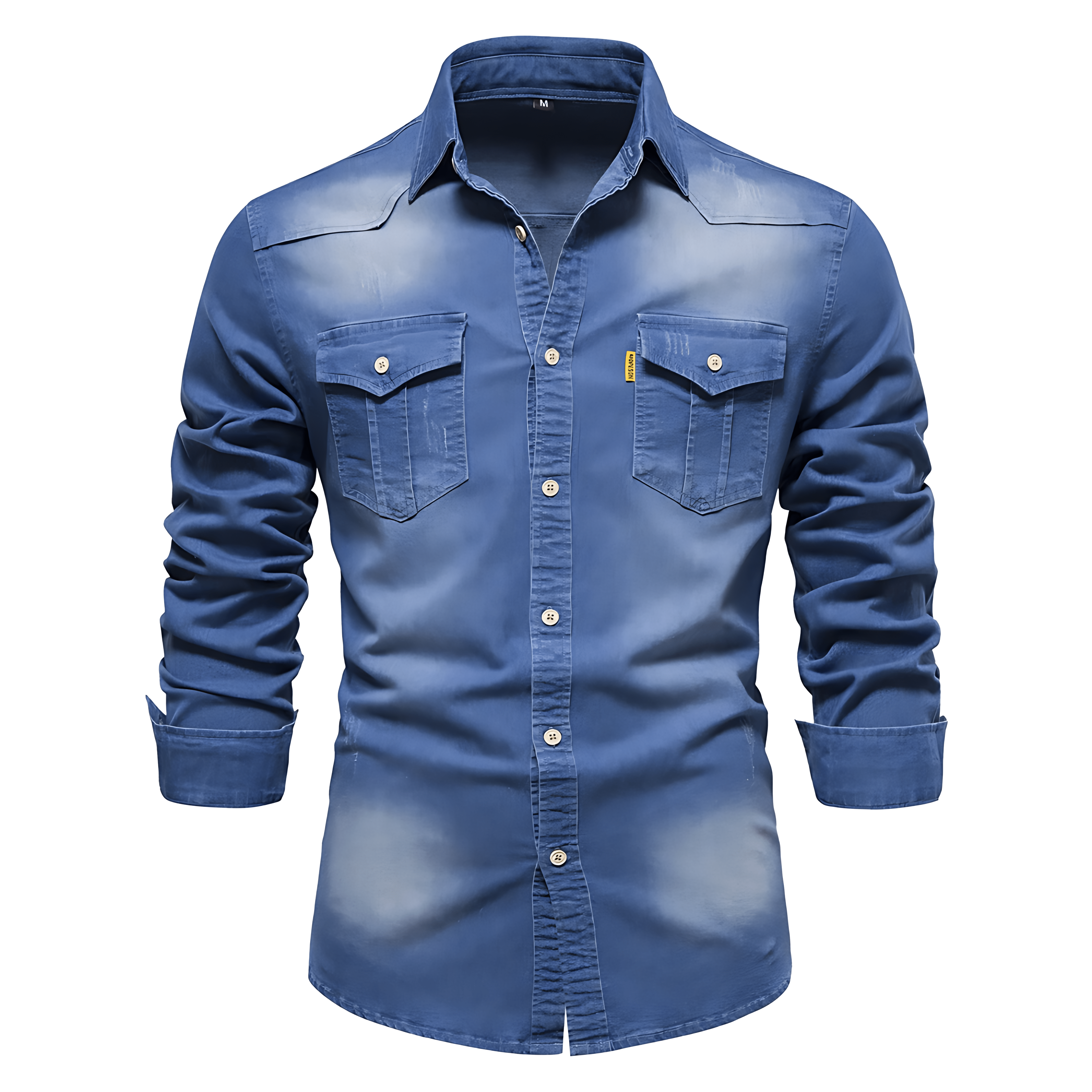 Astra - Denim Hemd - Hellblau / S