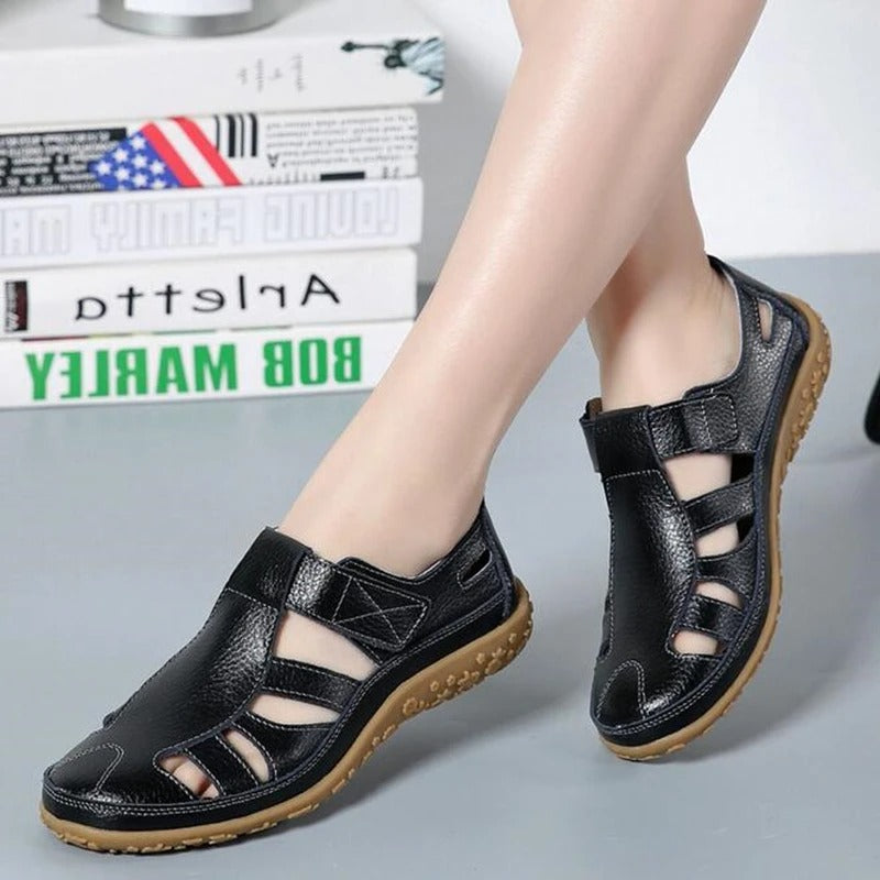Elvie | Zeitlose Sommersandalen aus hochwertigem Leder