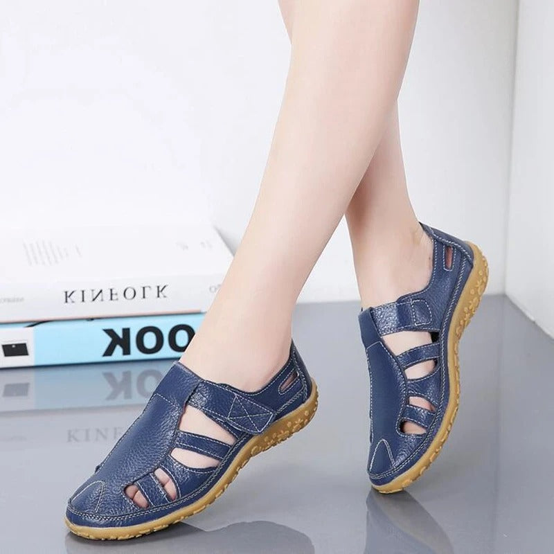 Elvie | Zeitlose Sommersandalen aus hochwertigem Leder