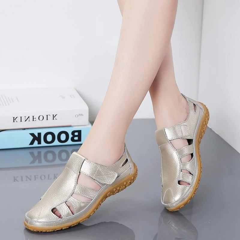 Elvie | Zeitlose Sommersandalen aus hochwertigem Leder