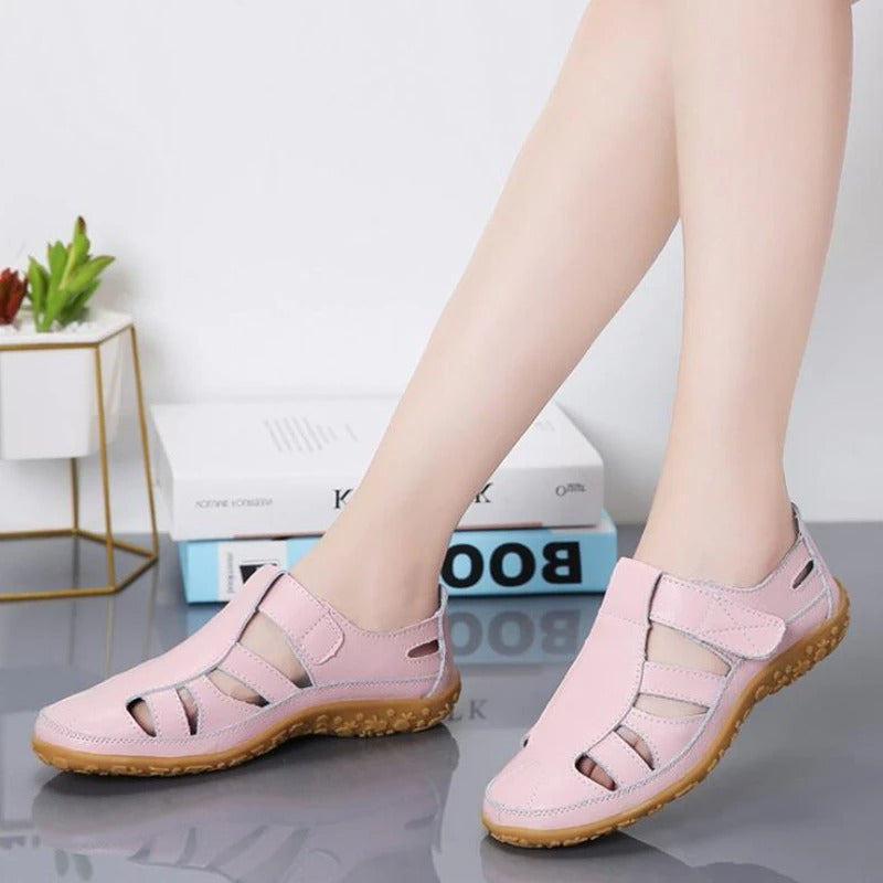 Elvie | Zeitlose Sommersandalen aus hochwertigem Leder