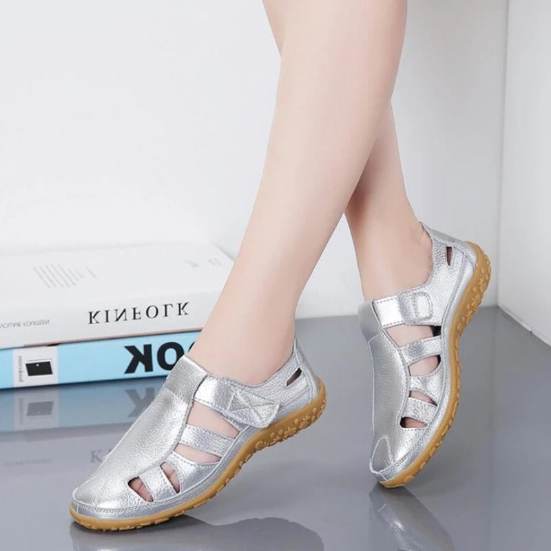 Elvie | Zeitlose Sommersandalen aus hochwertigem Leder