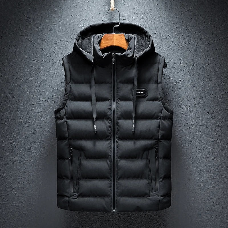 Henry™ | Urban Kapuzen-Weste - Schwarz / M
