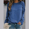 Stella™ - Stilvolles, bequemes Sweatshirt mit Rundhalsausschnitt - Blau / S