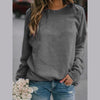 Stella™ - Stilvolles, bequemes Sweatshirt mit Rundhalsausschnitt - Grau / S