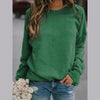 Stella™ - Stilvolles, bequemes Sweatshirt mit Rundhalsausschnitt - Grün / S
