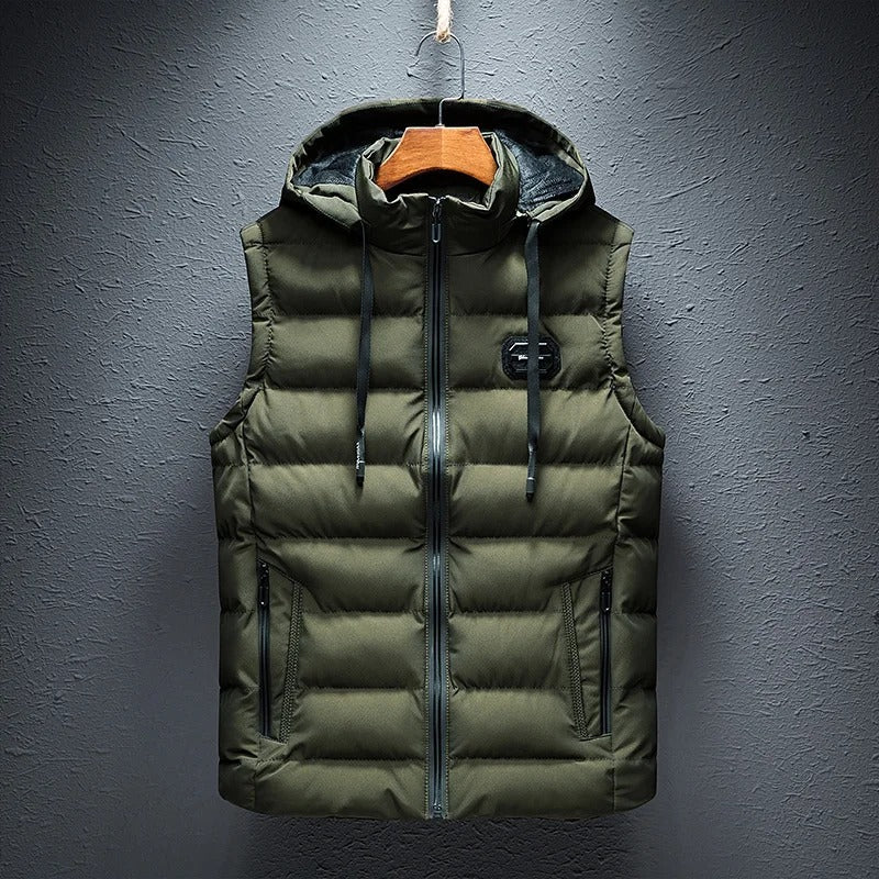 Henry™ | Urban Kapuzen-Weste - Grün / M