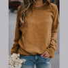 Stella™ - Stilvolles, bequemes Sweatshirt mit Rundhalsausschnitt - Khaki / S