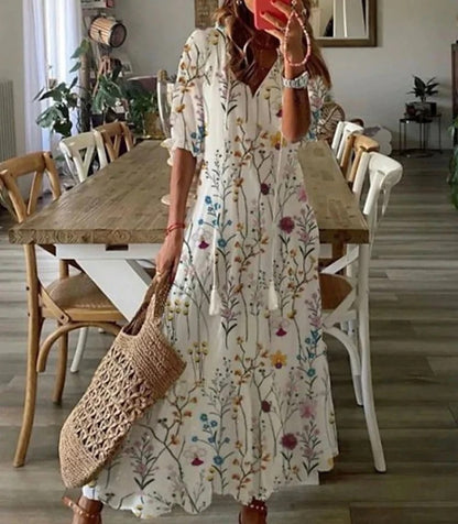 Apria | Fließendes böhmisches Maxikleid
