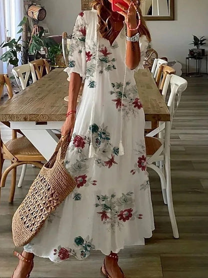 Apria | Fließendes böhmisches Maxikleid