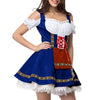 Damen Oktoberfest Kostüm Dirndl mit Schürze