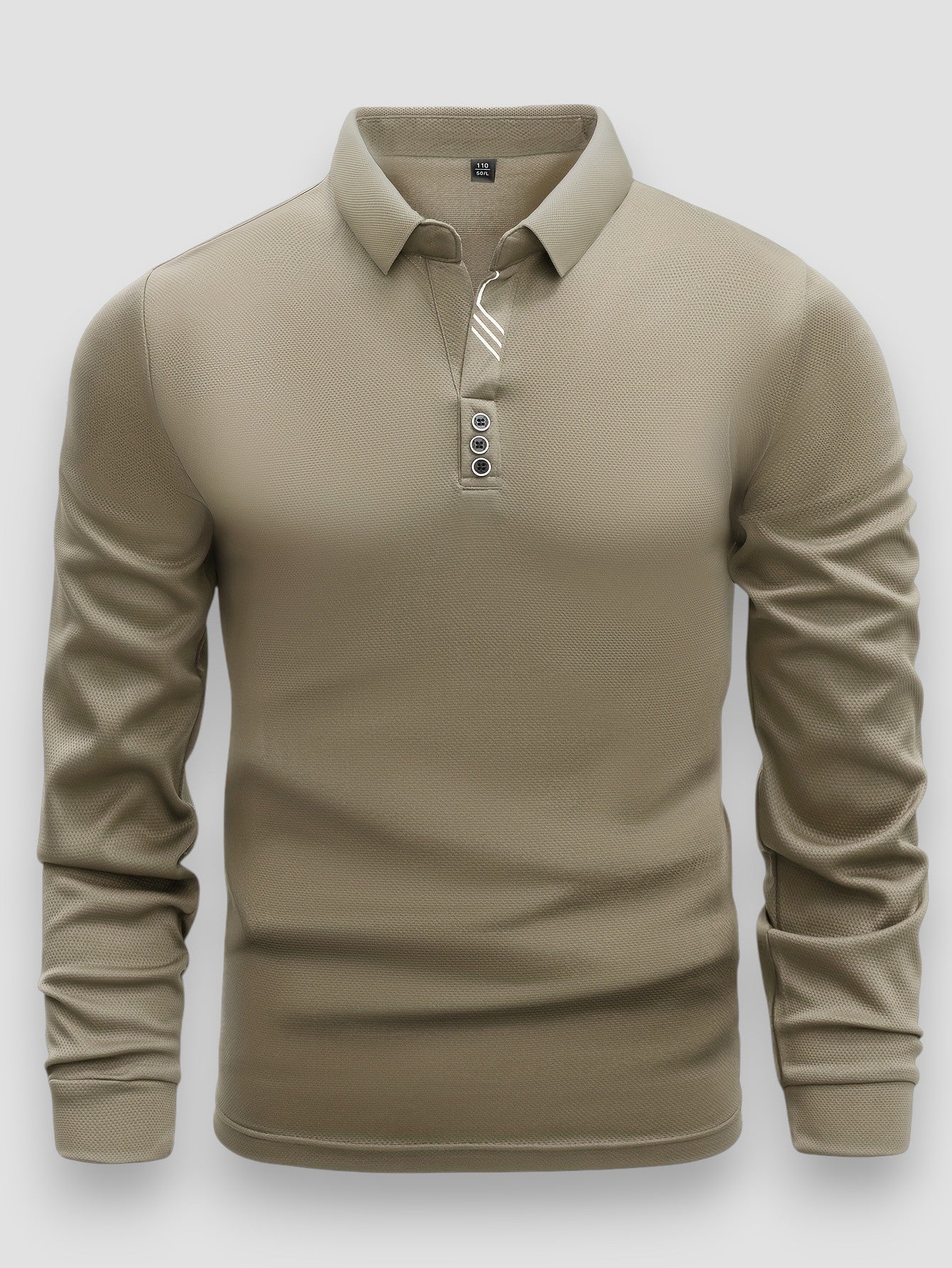 Tony | Luxus-Poloshirt mit langen Ärmeln