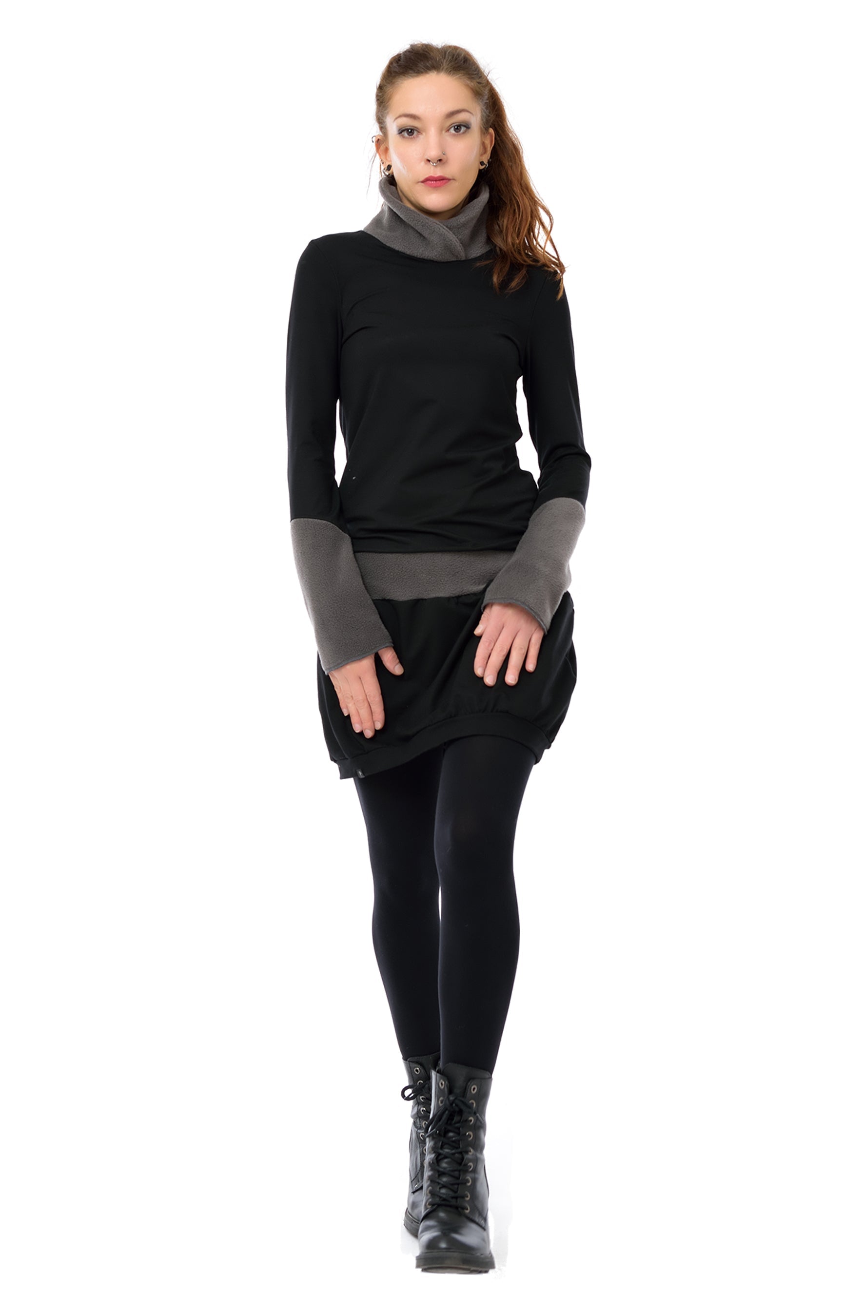 Yolly | Winterkleid mit Fleecekragen