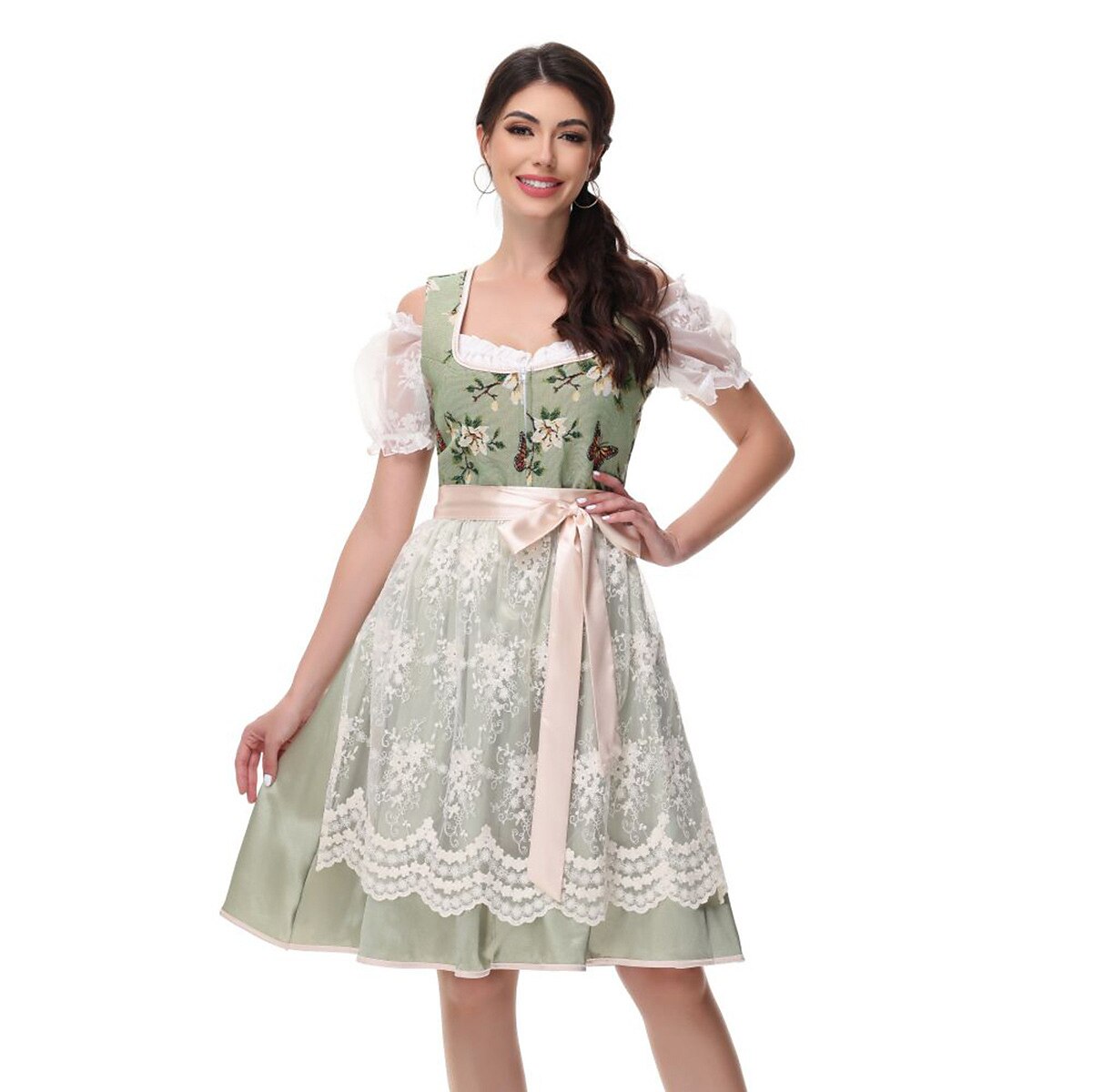 Traditionelles deutsches Damen-Dirndl Kostüm fürs Oktoberfest