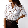 Adeline | Elegante Bluse mit Umlegekragen