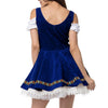 Damen Oktoberfest Kostüm Dirndl mit Schürze