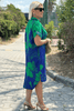 Tabitha | elegantes Kleid mit lebendigem Blumenmuster