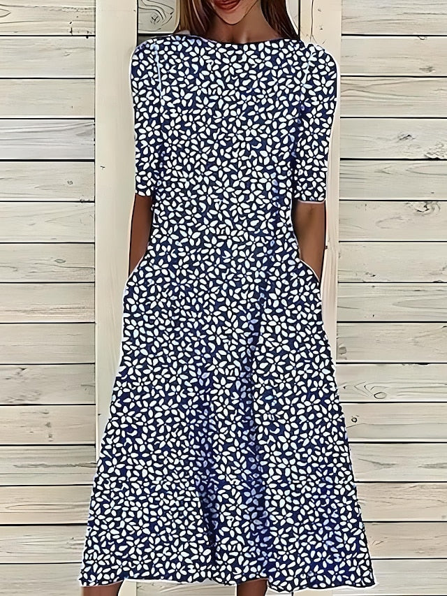 Hannah | modisches Midi-Kleid für den Sommer